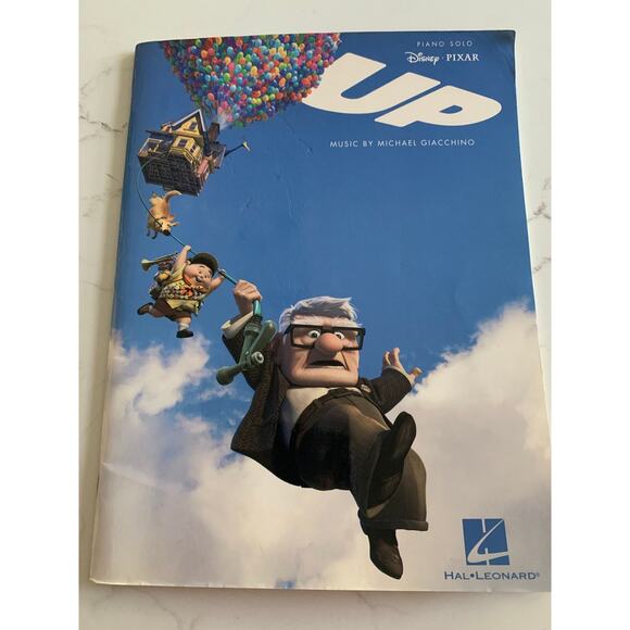 UP, Pixar, Piano Solo, Book, Sheet Music, Michael Giacchino, Music Notes - Picture 1 of 3